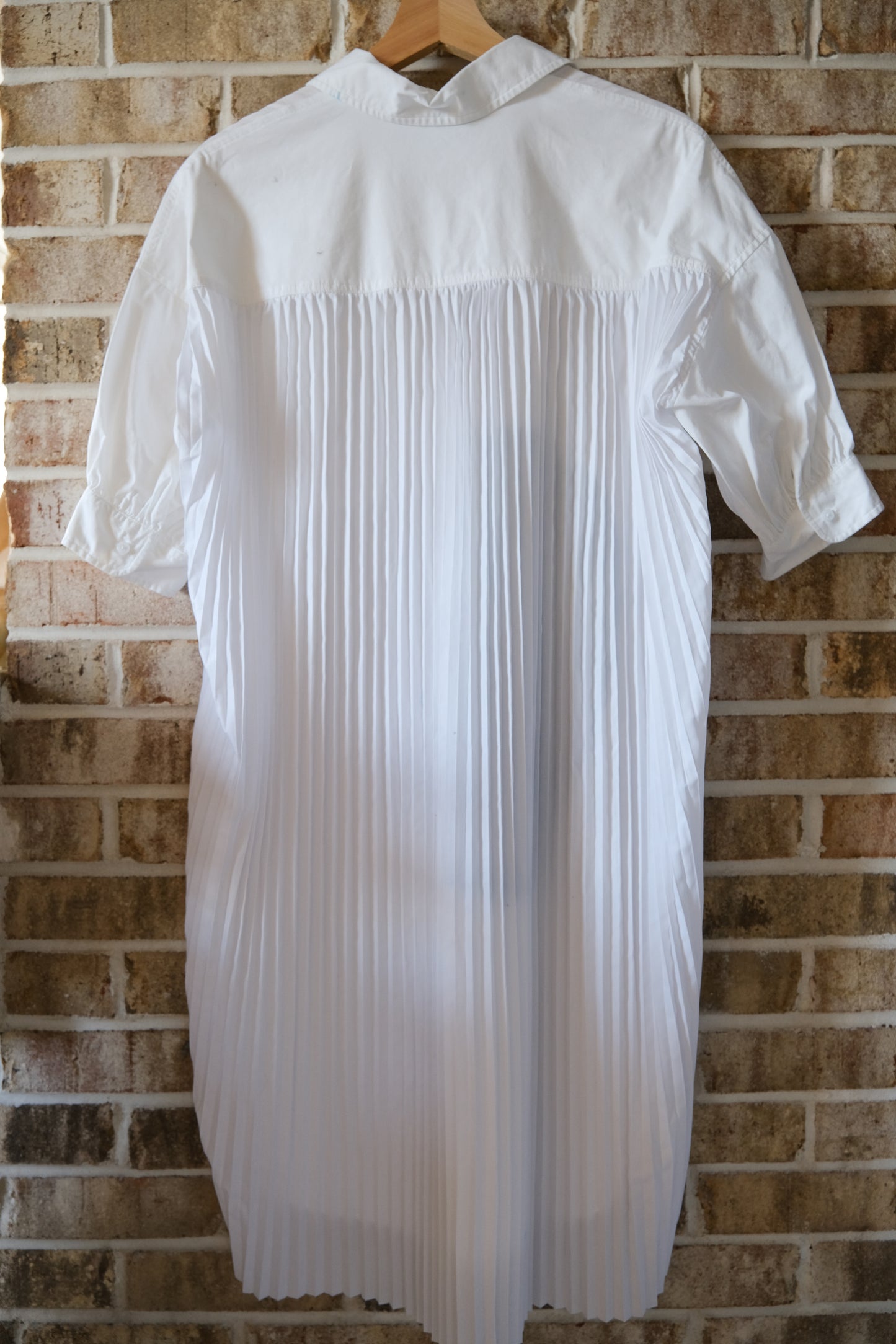 Short Sleeve Button Down Dress